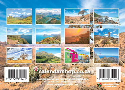 2024 Calendar Desktop: Picturesque South African